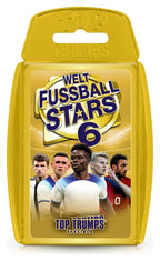 World Football Stars 6 Card Game Top Trumps *German Version*