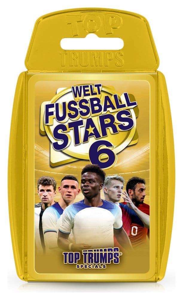 World Football Stars 6 Card Game Top Trumps *German Version*