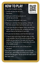 World Football Stars Card Game 200 Pack 6 *German Version*