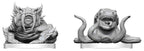 Pathfinder Battles Deep Cuts Unpainted Miniature Bogwid & Slurk 13 cm