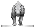 Pathfinder Battles Deep Cuts Unpainted Miniature Hyaenodon 13 cm