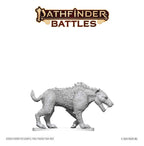 Pathfinder Battles Deep Cuts Unpainted Miniature Hyaenodon 13 cm