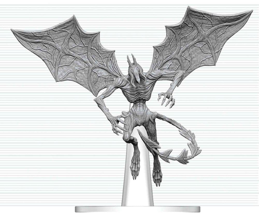 Dungeons &amp; Dragons Nolzur's Marvelous Miniatures Unpainted Miniature Nightgaunt 8 cm