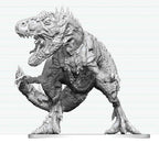Dungeons & Dragons Nolzur's Marvelous Miniatures Unpainted Miniature Tyrannosaurus Zombie 20 cm