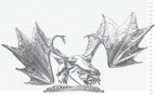 Dungeons & Dragons Nolzur's Marvelous Miniatures Unpainted Miniature Young Sapphire Dragon 20 cm