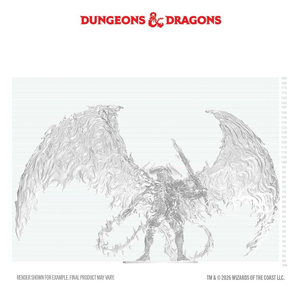 D&D Nolzur's Marvelous Miniatures Unpainted Boxed Miniature Balor 20 cm