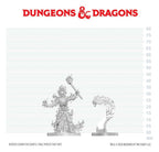Dungeons & Dragons Nolzur's Marvelous Miniatures Unpainted Miniature Flaming Skeleton & Flameskull 14 cm
