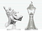 Dungeons & Dragons Nolzur's Marvelous Miniatures Unpainted Miniature Red Wizard Mage & Archmage 14 cm