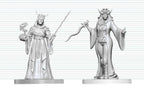 Dungeons & Dragons Nolzur's Marvelous Miniatures Unpainted Miniature Cultist Fanatic & Hierophant 14 cm