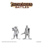 Pathfinder Battles Deep Cuts Unpainted Miniature Ruffian & Gang Leader 14 cm