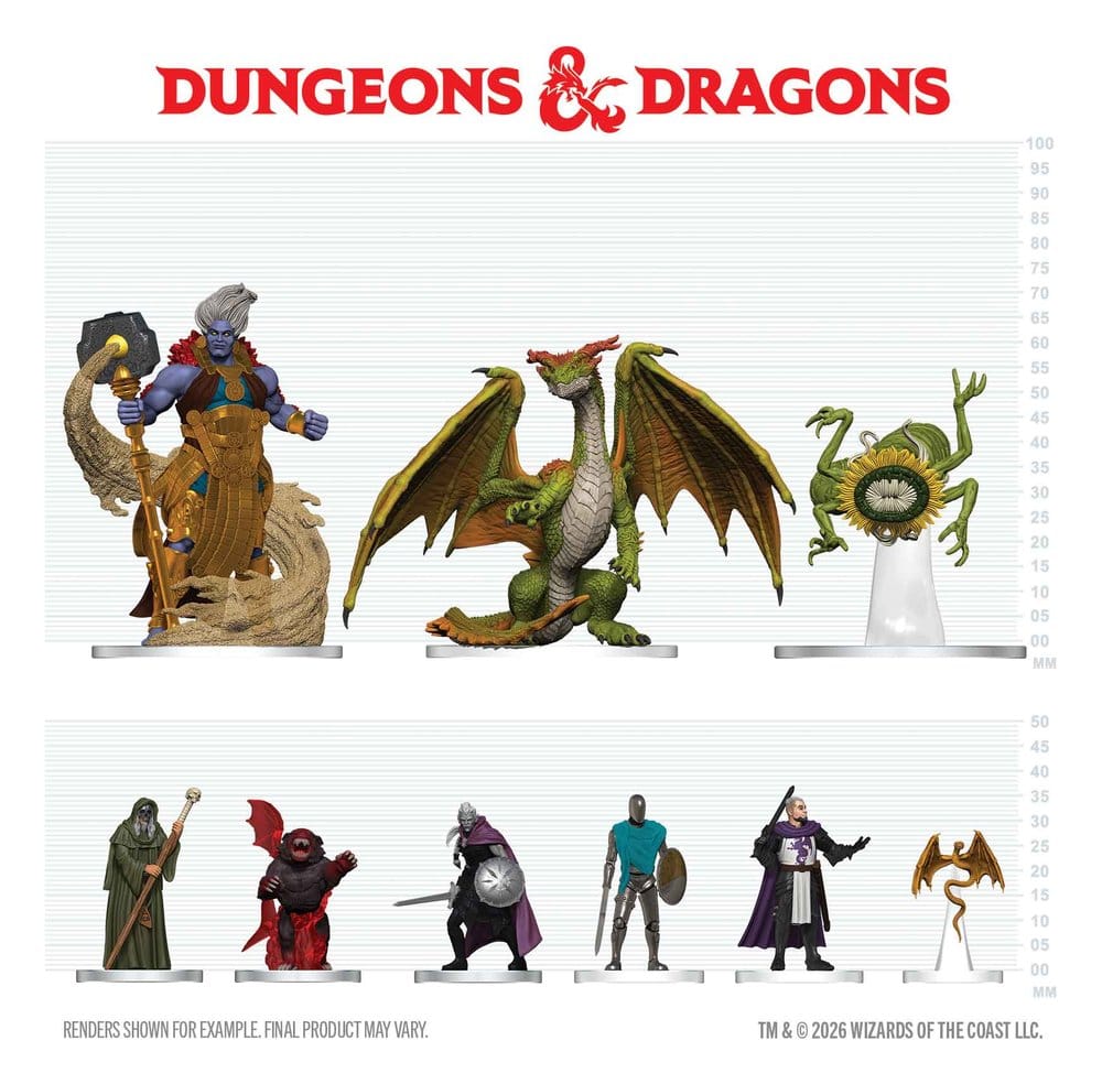 D&D Icons of the Realms Booster Brick Adventures in Faerûn 10 ct. (Set 41) 13 cm