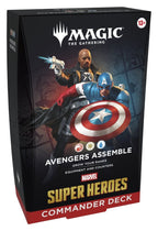 Magic the Gathering Marvel Super Heroes Commander Decks Case (4) english