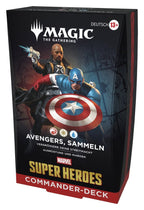 Magic the Gathering Marvel Super Heroes Commander Decks Case (4) german