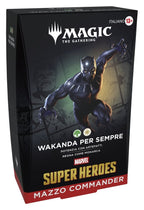 Magic the Gathering Marvel Super Heroes Commander Decks Case (4) italian