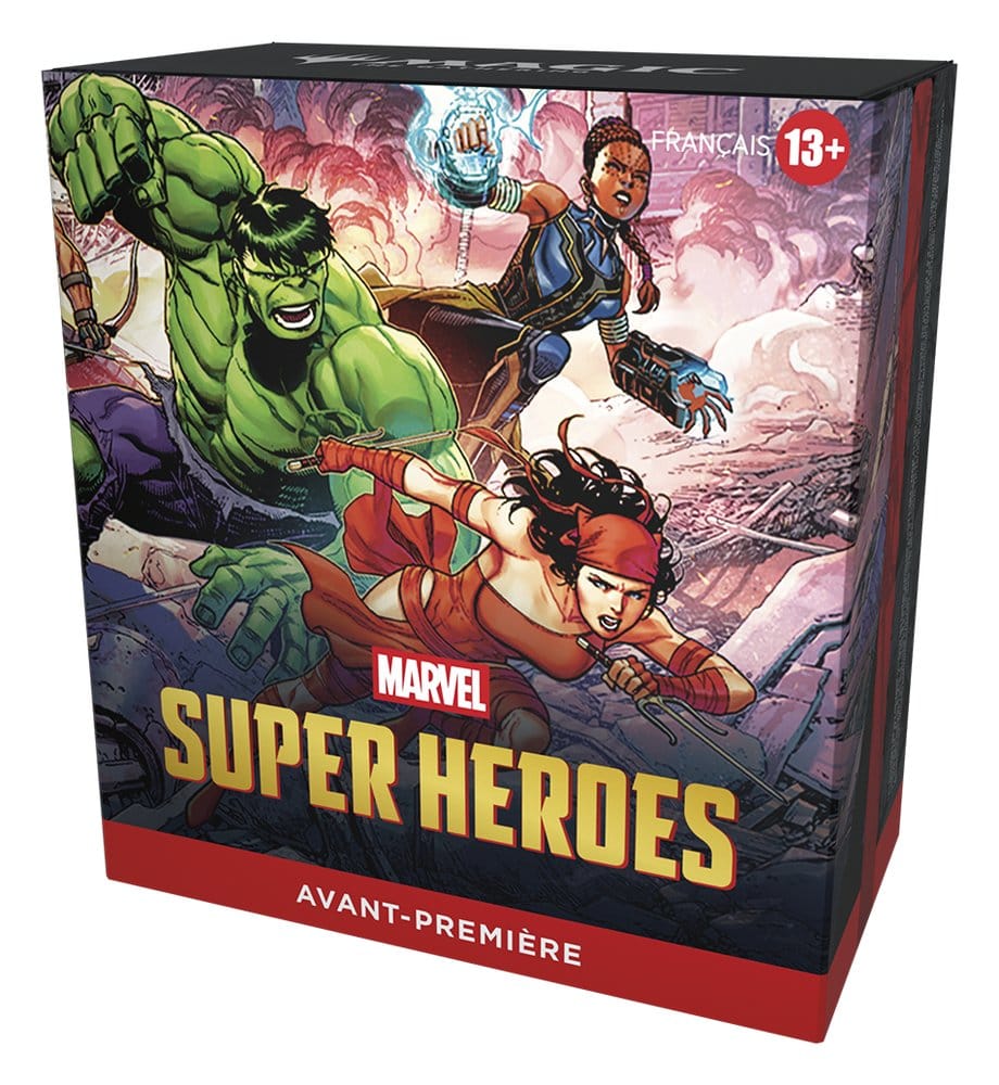 Magic the Gathering Marvel Super Heroes Prerelease Packs Case (15) french