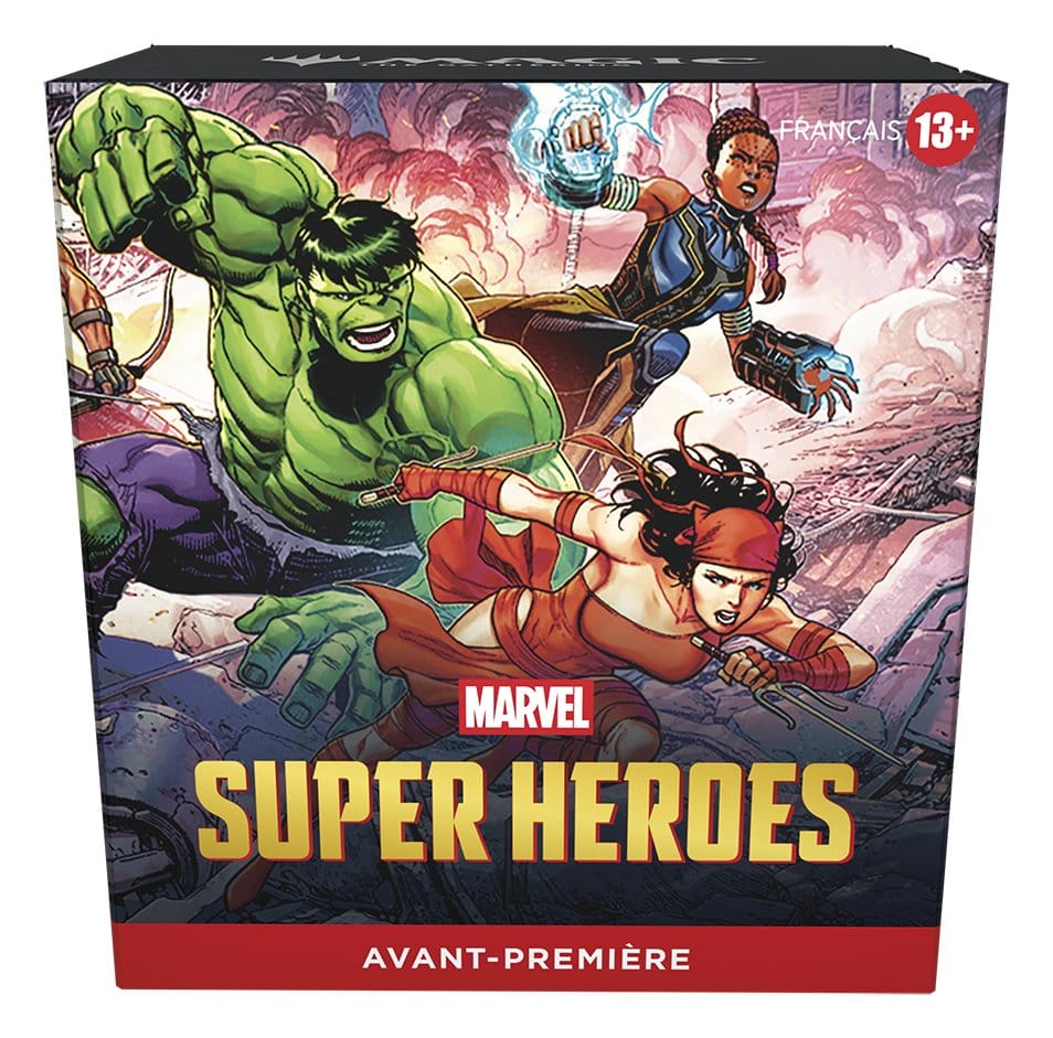 Magic the Gathering Marvel Super Heroes Prerelease Packs Case (15) french