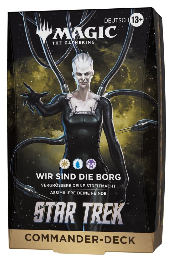 Magic the Gathering Star Trek Commander Decks Case (4) german