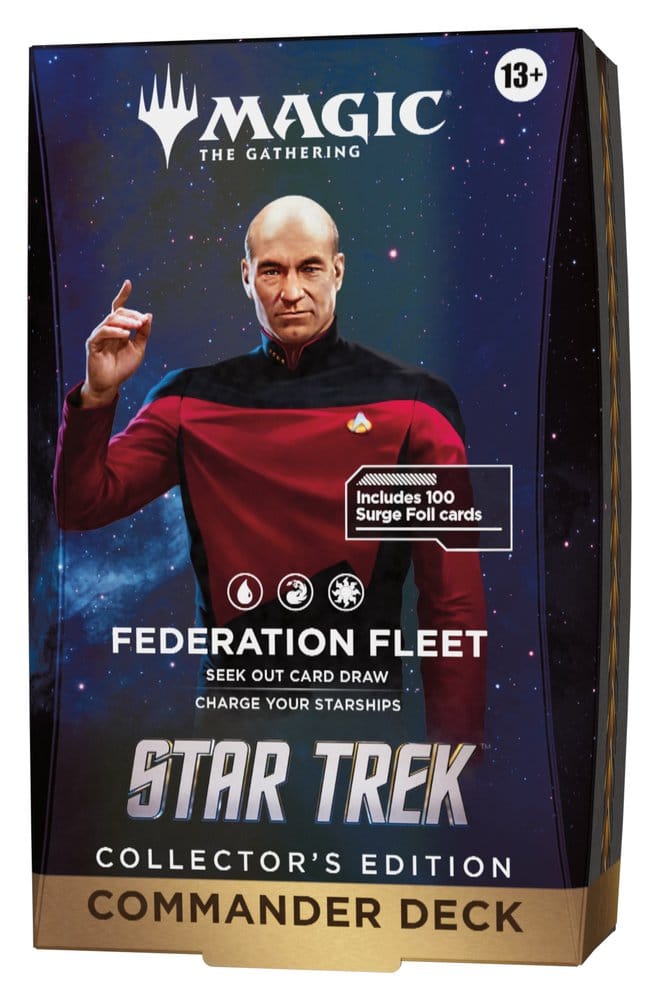 Magic the Gathering Star Trek Collector's Edition Commander Decks Case (4) english