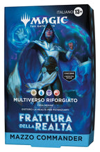 Magic the Gathering Frattura della Realtà Commander Deck Multiverse Reforged Assortment (4) italian
