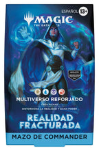 Magic the Gathering Realidad fracturada Commander Deck Multiverse Reforged Assortment (4) spanish