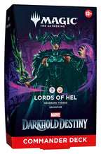 Magic the Gathering Marvel: Darkhold Destiny Commander Decks Case (4) english