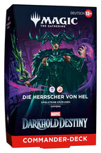 Magic the Gathering Marvel: Darkhold Destiny Commander Decks Case (4) german