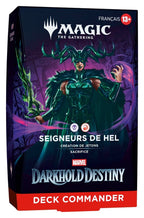 Magic the Gathering Marvel: Darkhold Destiny Commander Decks Case (4) french