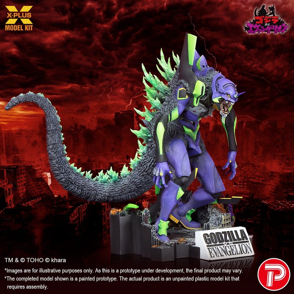 Godzilla vs. Evangelion Plastic Model Kit Evangelion Test Type-01 “G” Awakened Form 20 cm