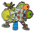 Outer Wilds Pin Badge Spaceship Bobble 5 cm